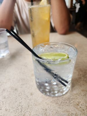 Photo of Hapa Kauai - Koloa, HI, US. Yuzu Gin & Tonic $11: japanese yuzu sake with gin tonic and lime