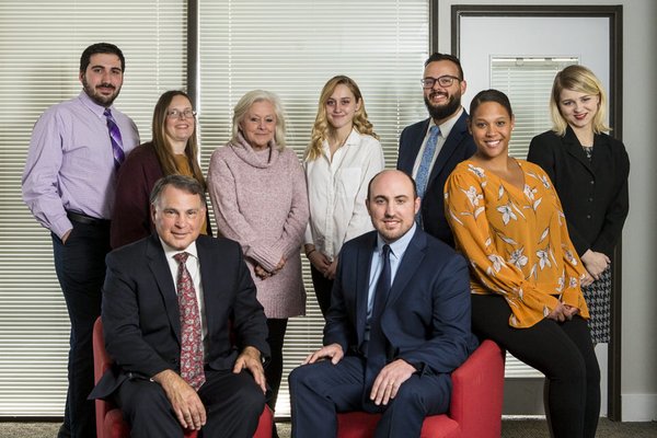 Photo of Ward Law Group - Manchester, NH, US. Attorney John Ward, Attorney Dana Smith, Attorney Tom Colantuono with our team of paralegals and assistants