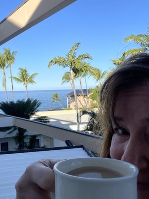 Photo of WorldMark Kona - Kailua Kona, HI, US. View from our patio in the morning.