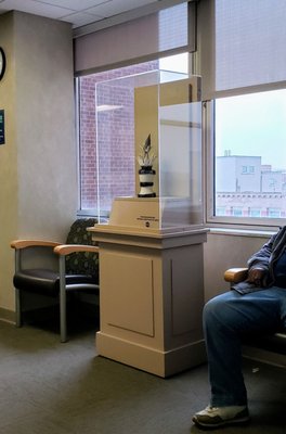 Photo of Henry Ford Hospital - Detroit, MI, US. Only view from my seat in the hallway waiting area.