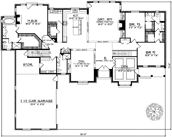 Beautiful Ranch Style Home Plan  89135AH  Architectural Designs  House Plans