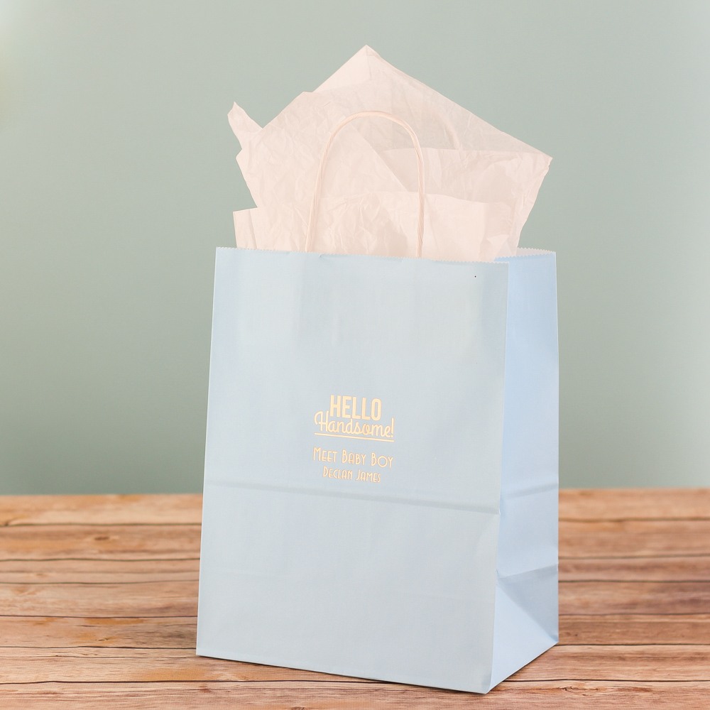 Personalized Hello Handsome Gift Bag