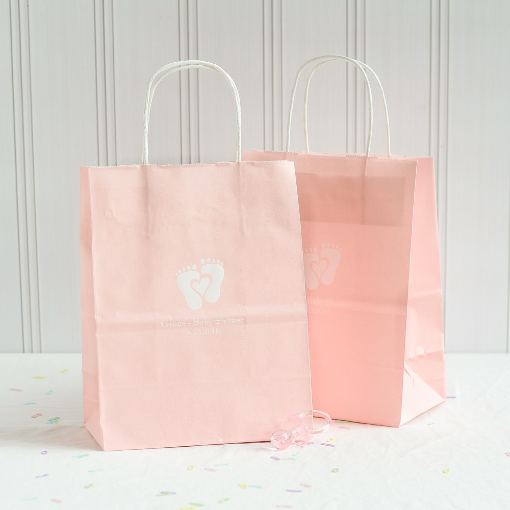 Personalized Baby Feet Gift Bags