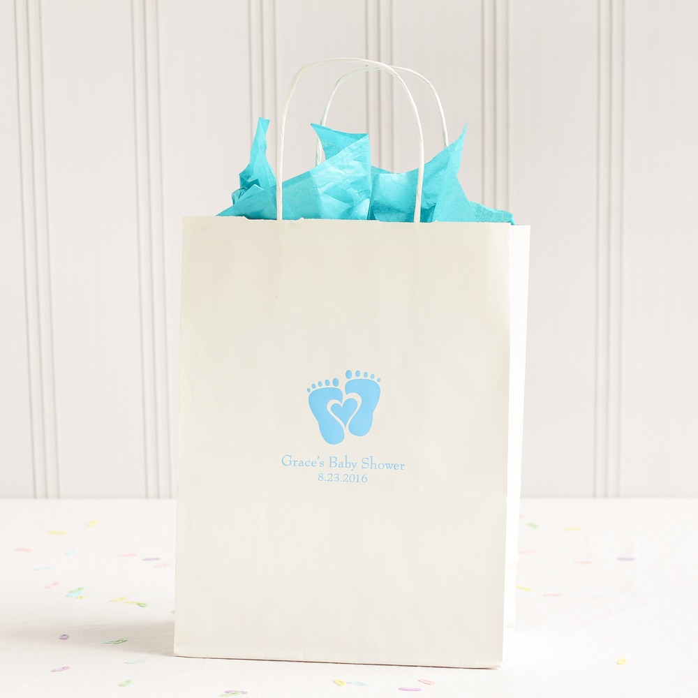 Personalized Baby Feet Gift Bags