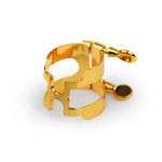 Rico H-Ligature and Cap for Tenor Saxophone - Gold Plated