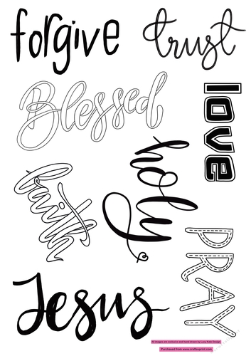 Christian Word Art