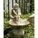 Meditating Birdbath 17