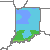 Indiana Interactive USDA 1990 Hardiness Zone Map