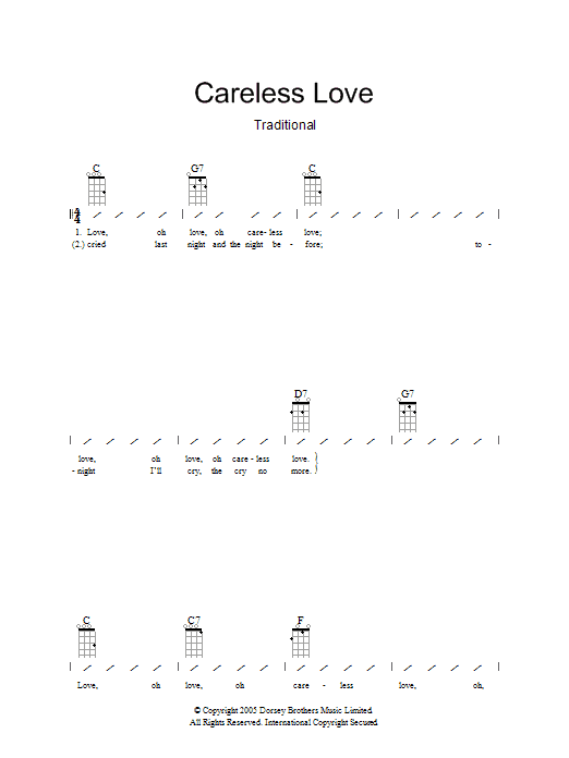 Traditional: Careless Love