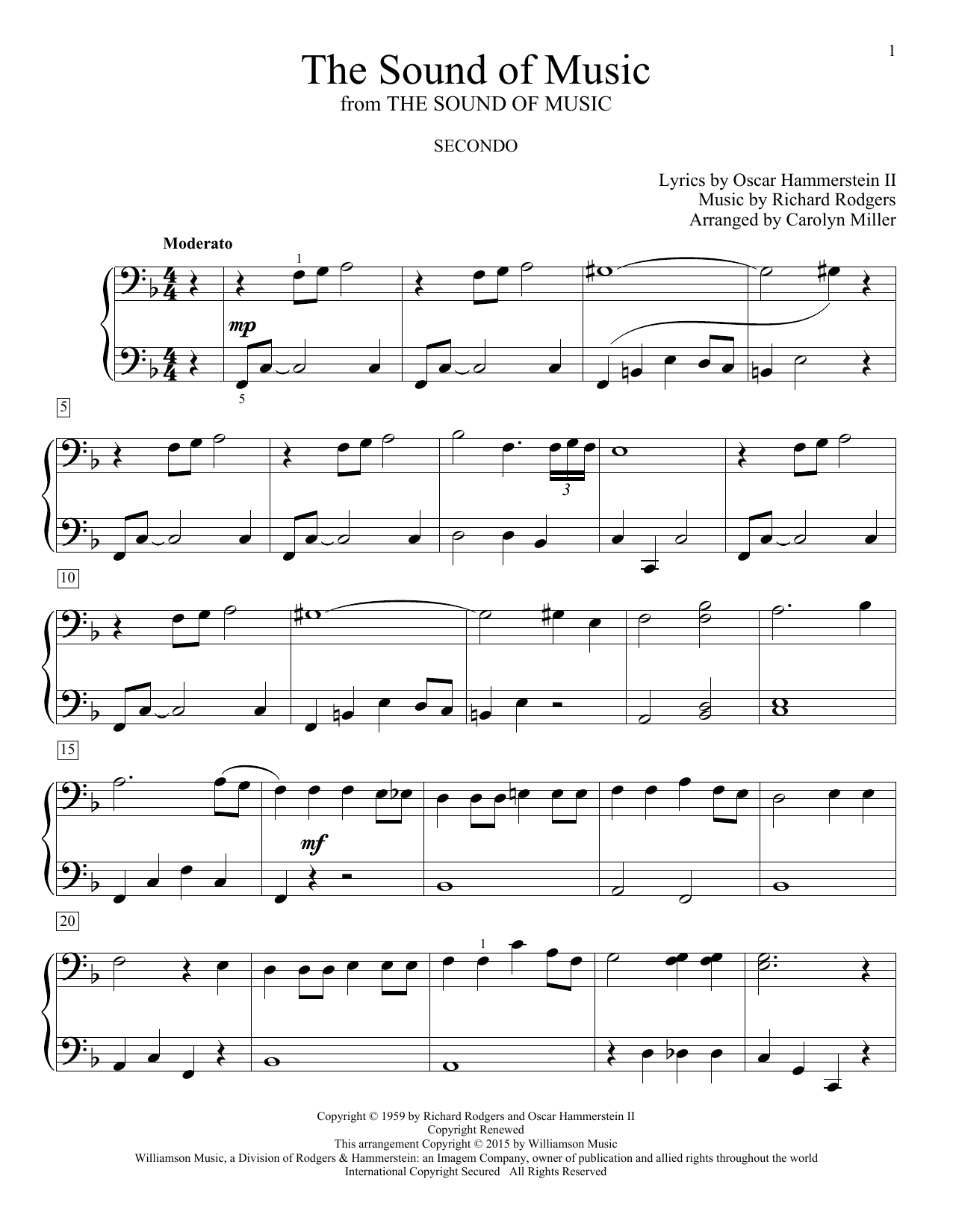 The Sound Of Music (arr. Carolyn Miller) Digital Sheet Music