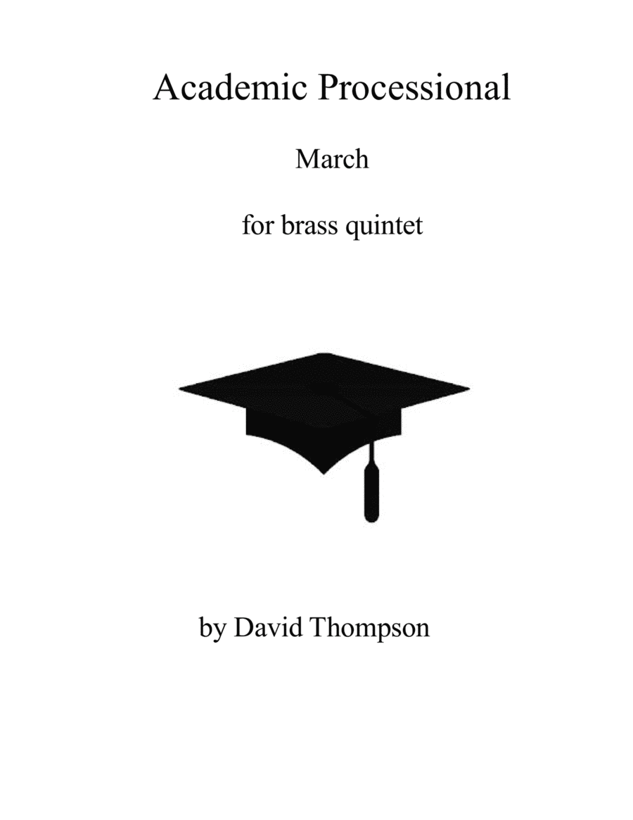 Academic Processional Digital Sheet Music