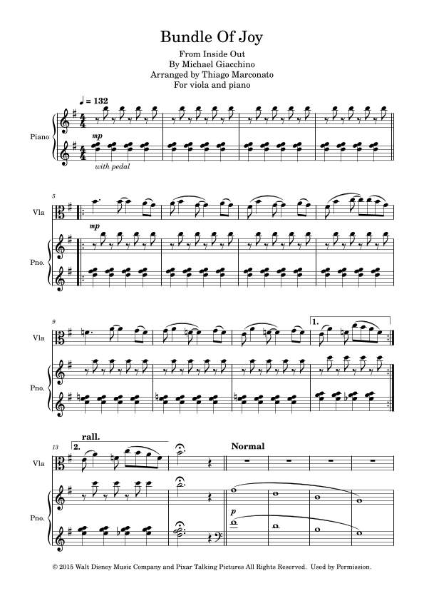 Bundle Of Joy (arr. Thiago Marconato) Digital Sheet Music