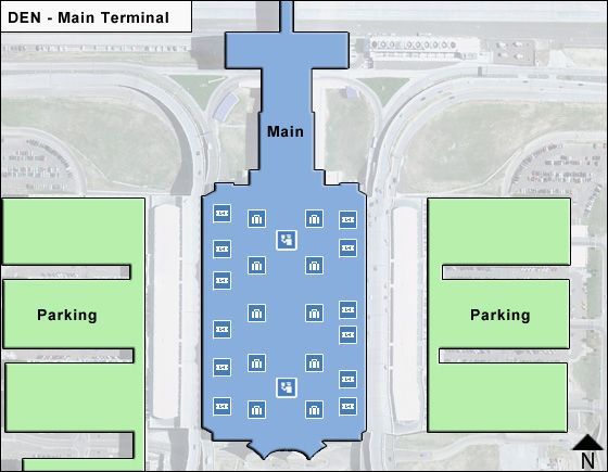 Denver Airport Terminal Map