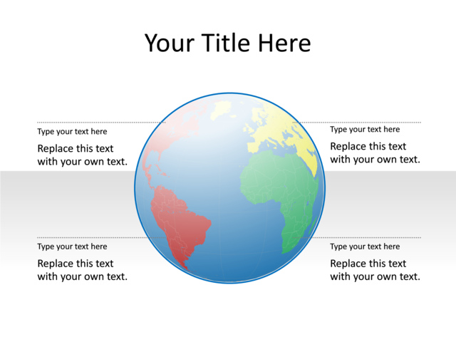 PowerPoint Slide - map-the-globe-blue-pl-pl28