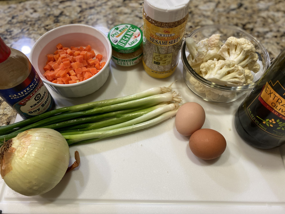 low carb cauliflower fried rice