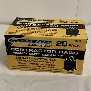 G-Force PRO Heavy Duty Contractor 20 Bags  