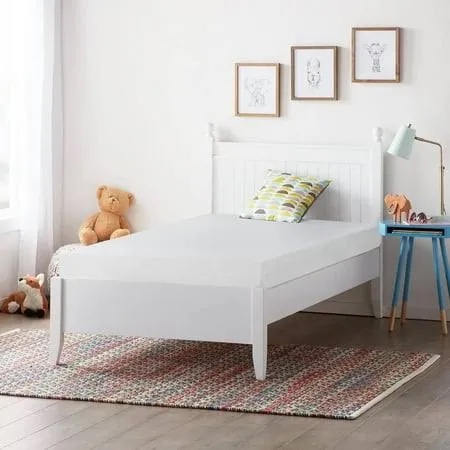 FDW Twin Mattress 6 inch Gel Memory Foam Mattress Queen Mattresses Medium Firm Mattresses-White