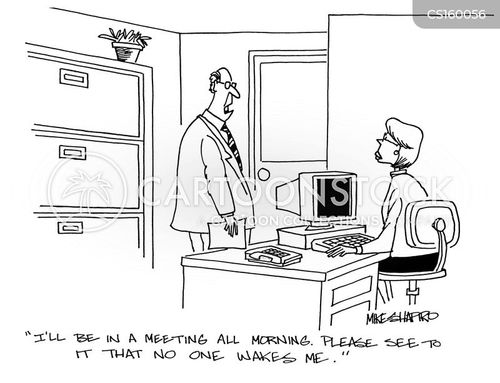 Funny Office Meeting Cartoons