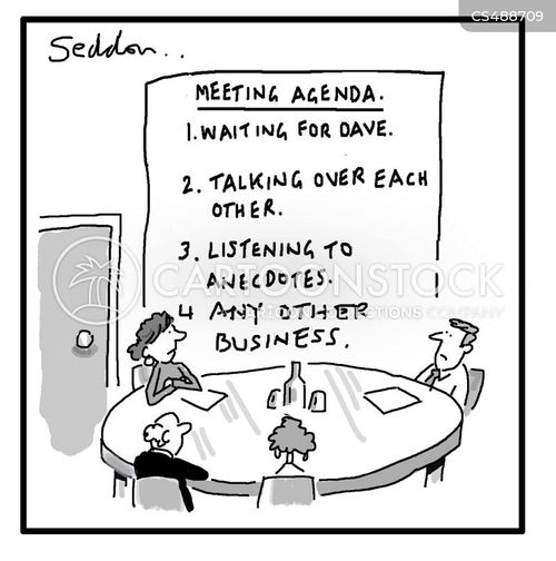 Employee Meeting Humor Cartoon