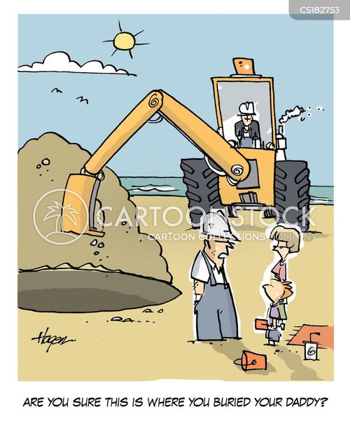 Backhoe Cartoons and Comics - funny pictures from CartoonStock