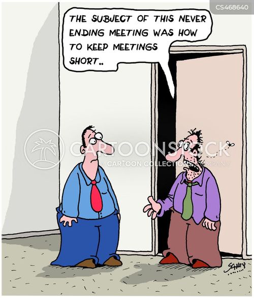 Long Meeting Cartoons and Comics - funny pictures from CartoonStock