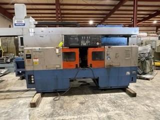 1 - PREOWNED MAZAK DUAL TURRET CNC LATHE WITH LIVE TOOLING, MODEL #: MULITPLEX 620