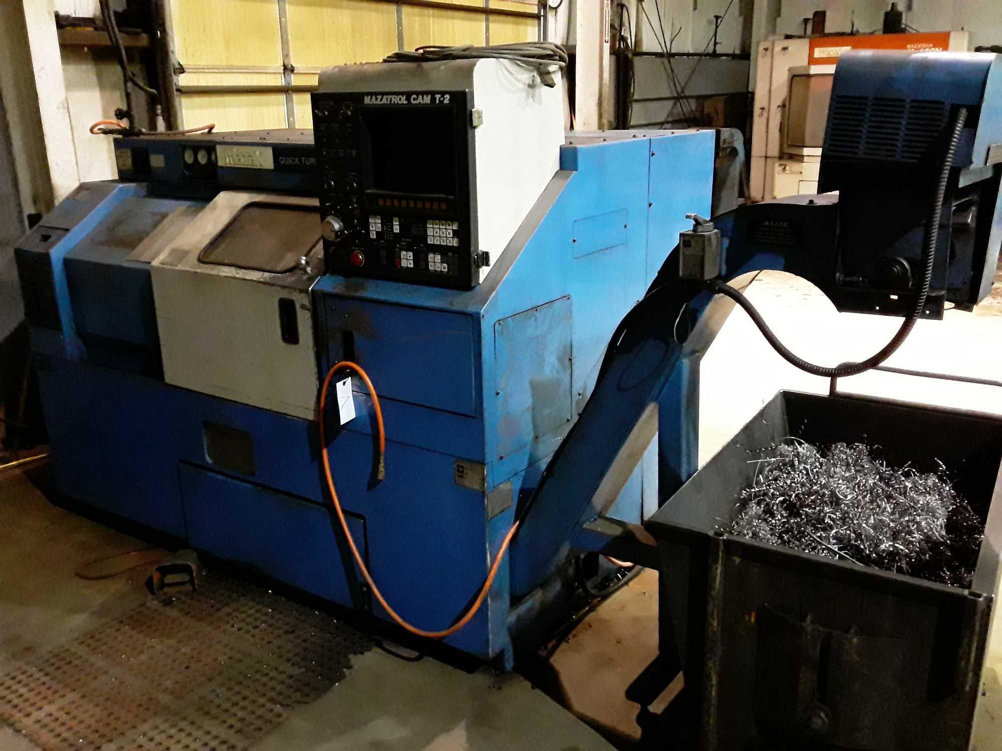 1 - PREOWNED MAZAK CNC LATHE, MODEL #: QT-15, S/N: 76742