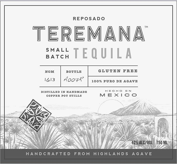 Teremana Tequila Small Batch Reposado Tequila 100% Puro De Agave