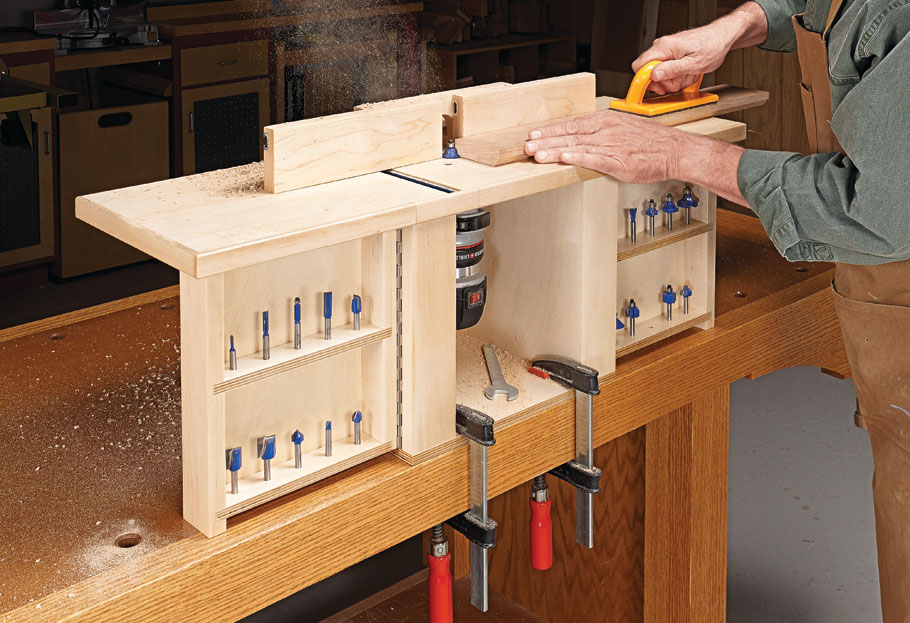 Compact Router Table Woodworking Project Woodsmith Plans