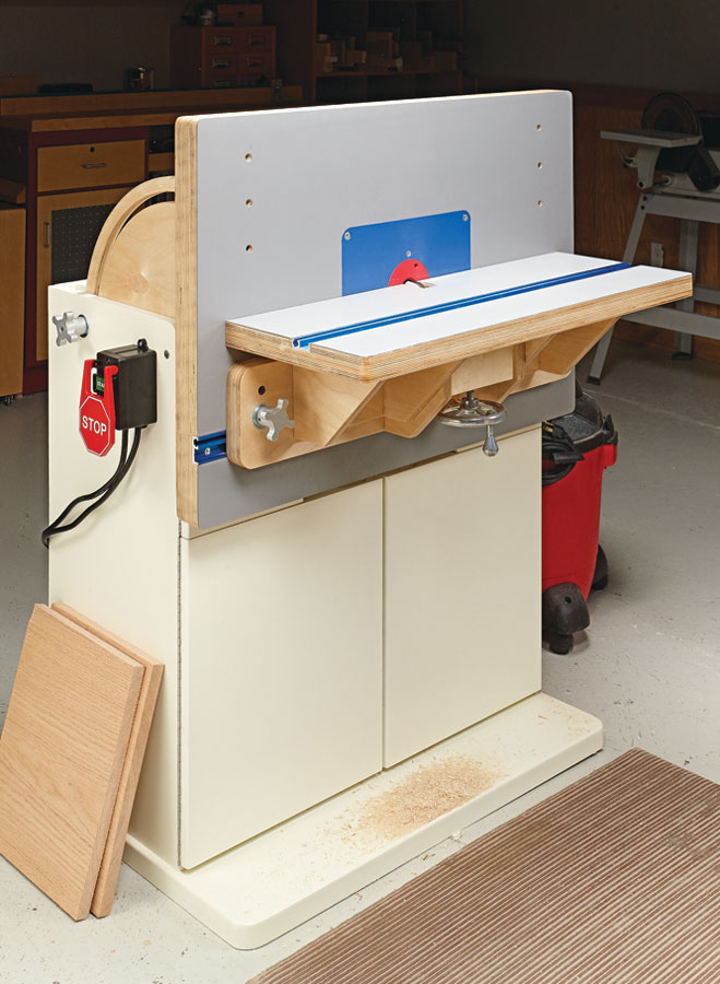 Combination Router Table Woodworking Project Woodsmith 