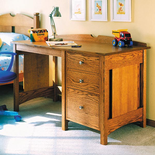 Kid's Oak Desk