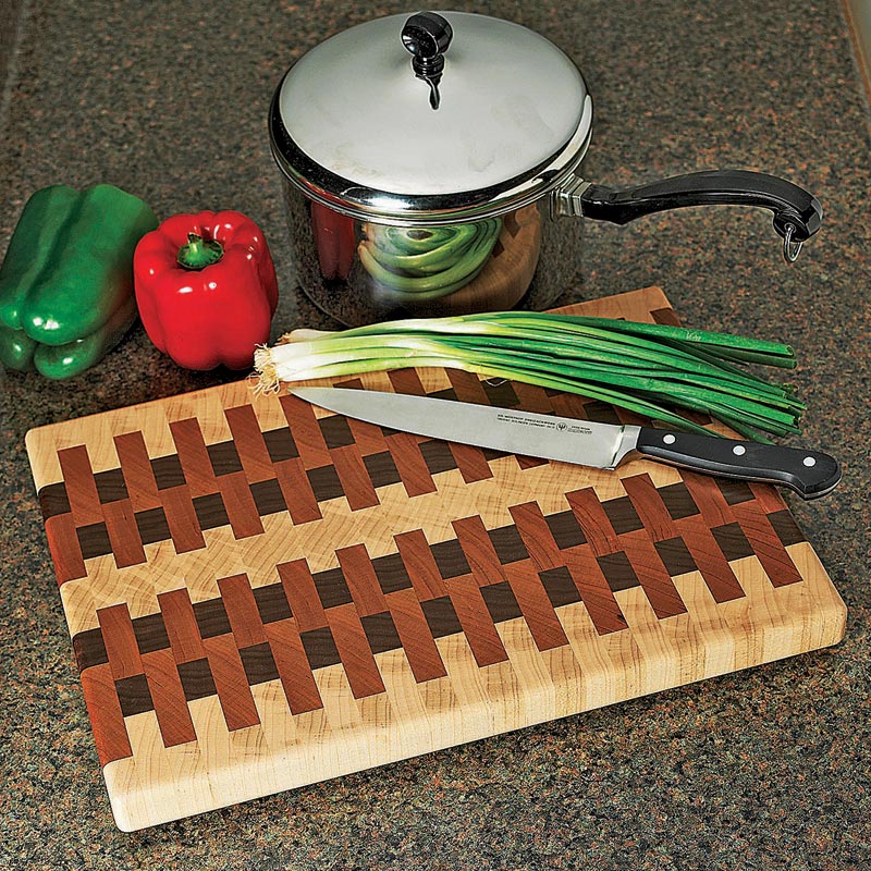 End-grain cutting board Woodworking Plan from WOOD Magazine