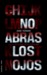 No abras los ojos  by John Verdon