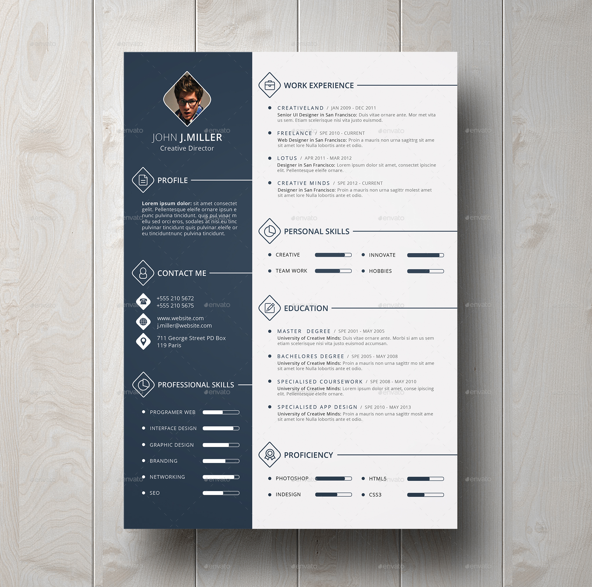 The CV, Print Templates | GraphicRiver