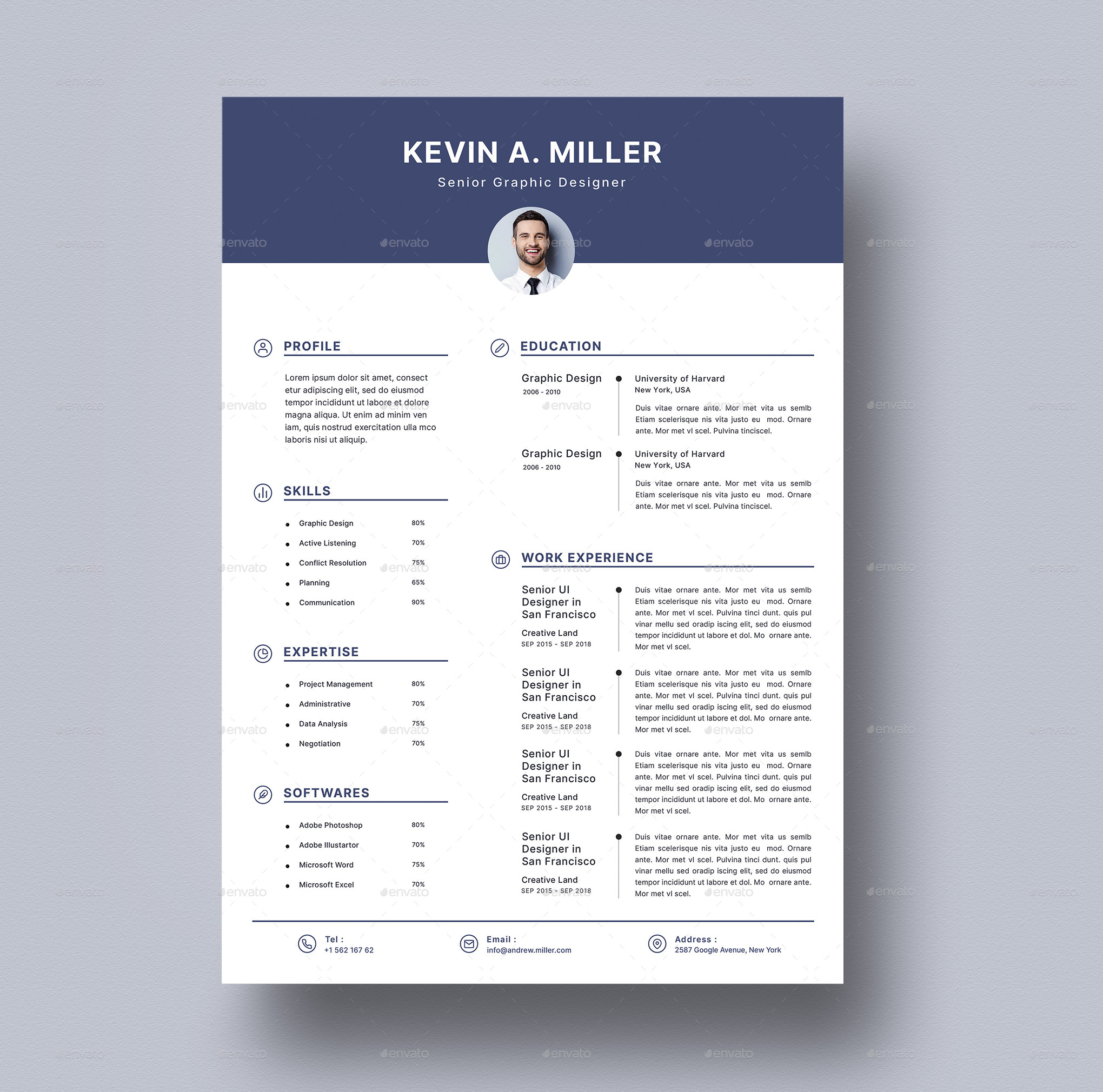 Resume Template, Print Templates | GraphicRiver