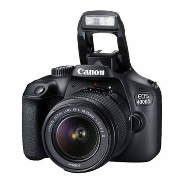 Canon Eos4000d Dslr Camera, 18 Mp, Full Hd, 9af, 2.7