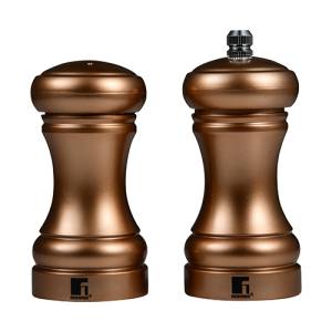 Bergner Bg-48521-cp Set 2 Pcs Salt And Pepper Mill Abs Copper Color Copper