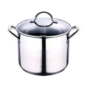 Bergner Bg-6504 Stock Pot 24x18.5cm 8.2l Ss Ind W/l Gourmet