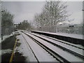 TQ4676 : Welling station in snow by Marathon