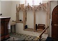 TG1840 : St John the Baptist, Aylmerton - Sedilia & piscina by John Salmon