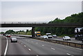 TQ5266 : Crockenhill Lane Bridge, M25 by N Chadwick