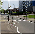 ST2986 : Zebra crossing, Gaer Road, Newport by Jaggery