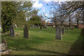 TQ9497 : St Mary the Virgin churchyard, Burnham on Crouch by Robert Eva