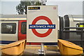 TQ1687 : Northwick Park Underground Station sign by N Chadwick