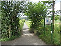 ST4453 : Strawberry Line path near Cheddar by Malc McDonald