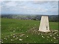 ST4055 : Trig point at Wavering Down near Axbridge by Malc McDonald