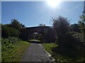 ST4257 : The Lynch bridge over Strawberry Line, Winscombe by David Smith