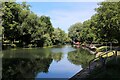 TL4659 : River Cam approaching Stourbridge Common by Chris Heaton