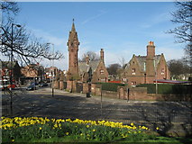 SJ3693 : Gates of Anfield Cemetery by Sue Adair