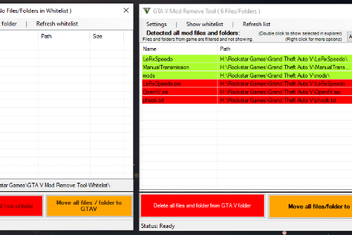 GTA V Mod Uninstaller